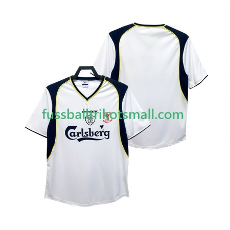 Fußballtrikots Liverpool 2001 Retro 2002 Kurzarm Auswärts-trikot kaufen